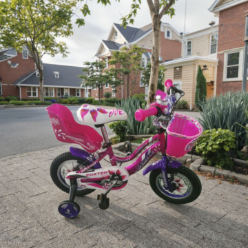 Hot Sale Kids BMX Bike with Double V Brake - SL12284 Single Speed Aluminum Alloy Colorful Design for Girls