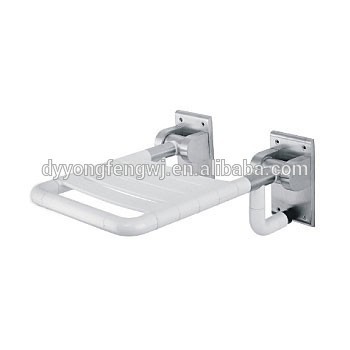Wall mounted foldable shower seat