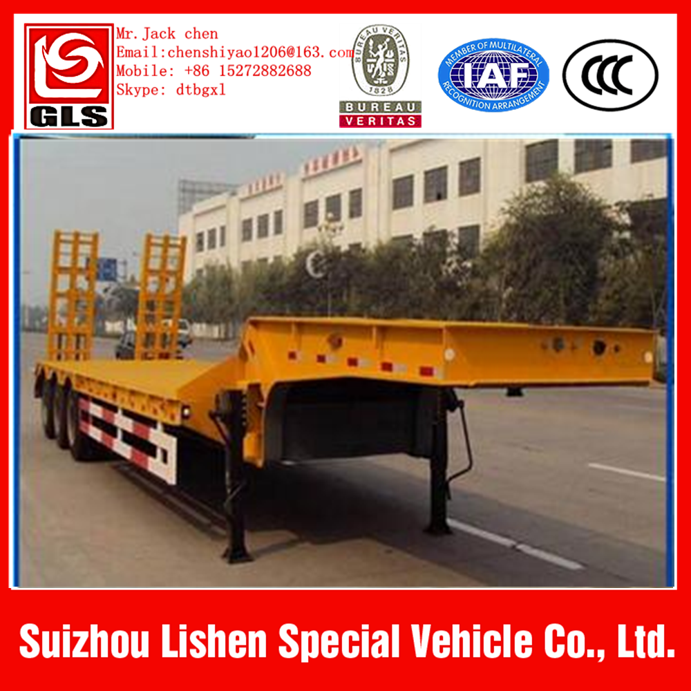 extendable low bed trailer