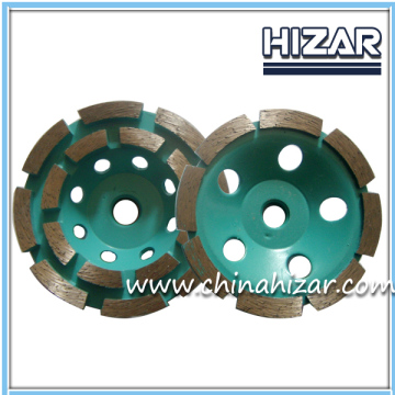 High Quality 100mm Aluminium Diamond Grinding Cup Wheel for floor grinding