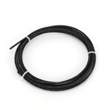 Black wire rope suitable for cable railing SS316 black oxidized stainless steel wire rope Manufactory
