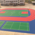 Piso de baloncesto de linio al aire libre