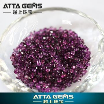 Natural Rhodolite garnet small dot price