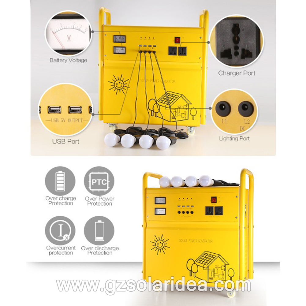 complete solar system for home use SIX12100