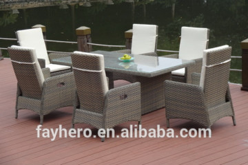 GW3420Set China patio furniture rattan dining set