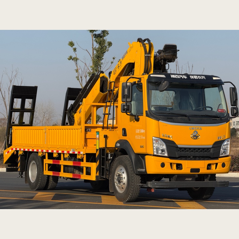 crane truck for warehouse operations