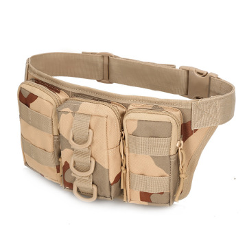 Kit de sobrevivência para bolsa de cintura camuflada