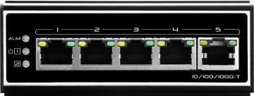 5 ports industrial gigabit switch