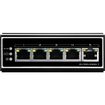 5 ports industrial gigabit switch