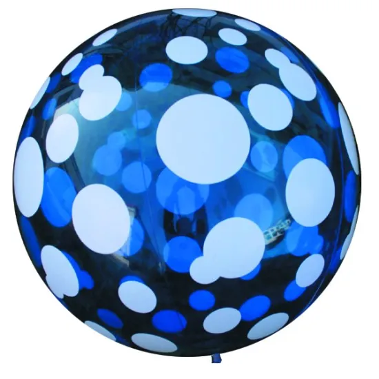 PVC Inflatable Polka-Dot Beach Ball