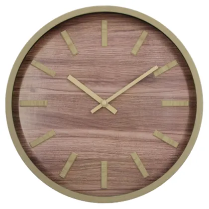 Zen Grain Monolith: Deep Wood Dial with Whisper-Light Markers & Driftwood Hands