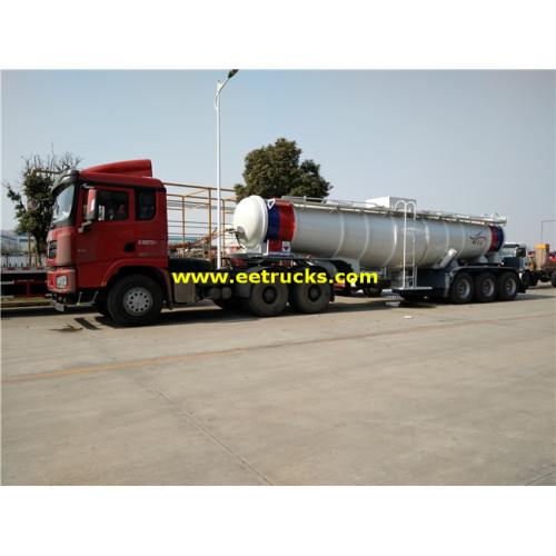 21m3 V Hình dạng Sulfuric Acid Road Semi-Trailers