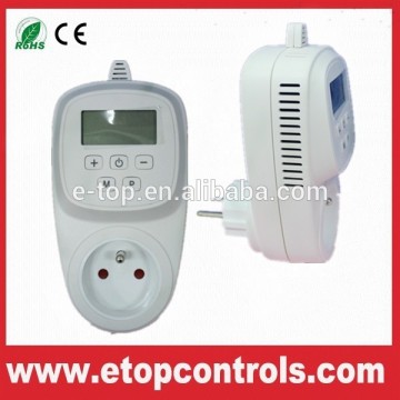 Programmable Wall Plug Thermostat for Heating Panel