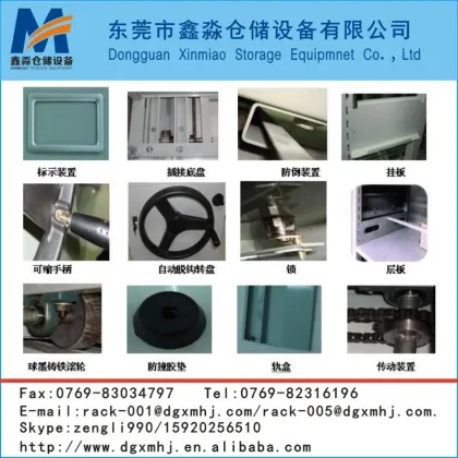 Office steel mobile dense cabinet