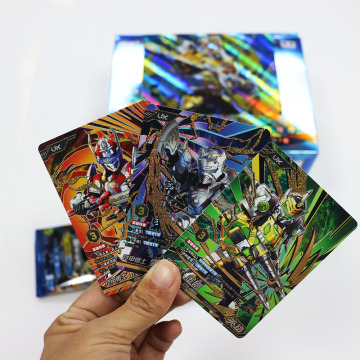 Custom Gold Foil & Hologram Trading Cards with Booster Box Packaging