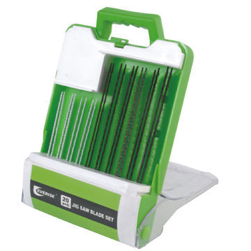 20-piece jig saw blade set, HSS material for metal cutting