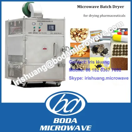 Industrial microwave Chinese medicinal herb pills dryer