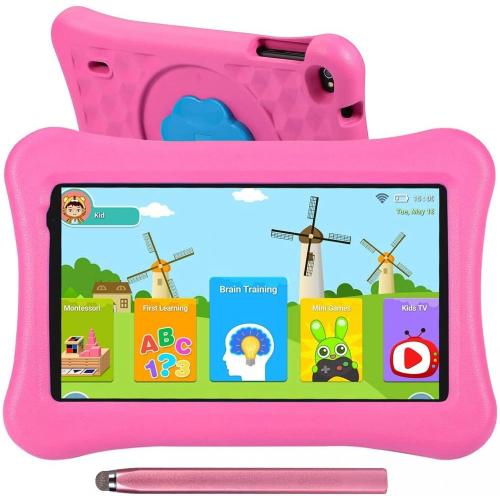 Tablette Kid de 7 pouces 2GB + 32 Go d&#39;application éducative préinstallée préinstallée