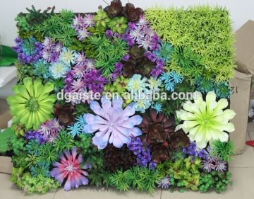 new design plant wall interior decor wall factory artificial succulent wall