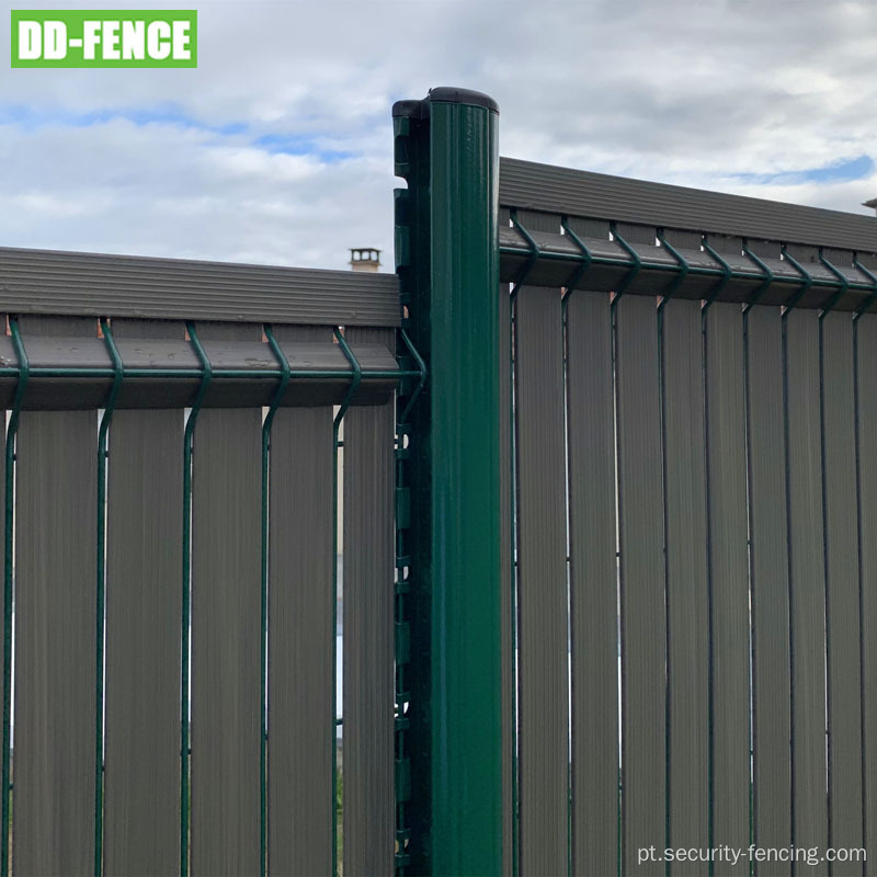 PVC Fence Instalação facilmente a cerca de privacidade