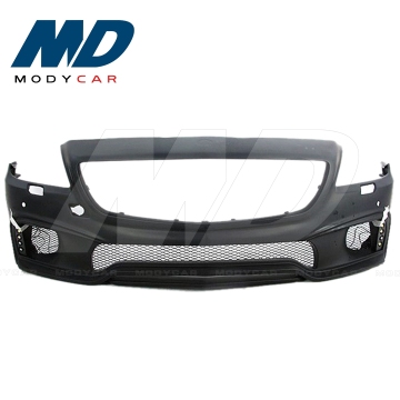 WALD Black Bison Glass Fiber Front Bumper with Splitter for 2011-2014 Mercedes-Benz SLK-CLASS R172