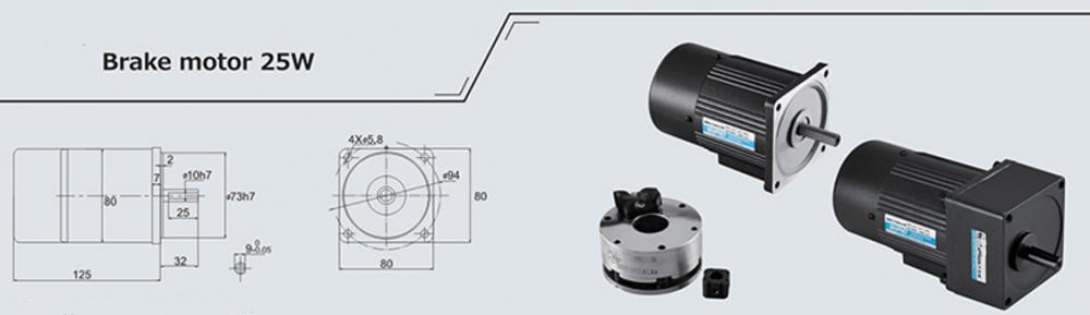 25w Brake Motor