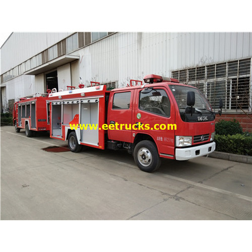 Caminhões de bombeiros do aeroporto de Dongfeng 6 CBM