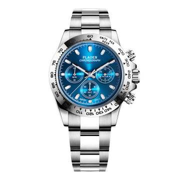 Men's Fine Steel Band Quartz Watch - Classic Fashion Night Glow Sports Watch
