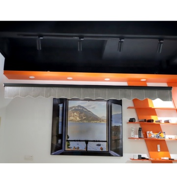 ast production white arm wall holding motorized retractable side awning wind resistant foldable wall awning