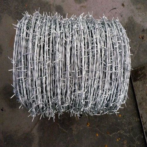 2016 galvanized and pvc coated barbed wire