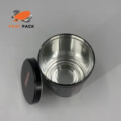 lubricating grease packaging tin can,round metal tin can