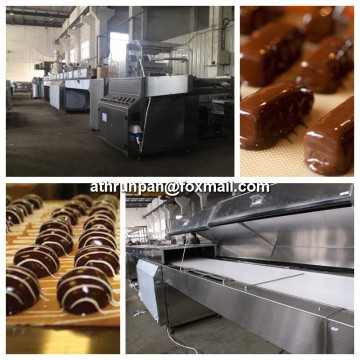 MTY 600 small chocolate enrober with cooling tunnel