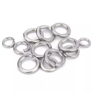 Custom Carbon Steel Retaining Ring and Split Lock Spring Washer - Stainless Steel 304 & 316