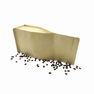 250g flat bottom side gusset  kraft paper  bag