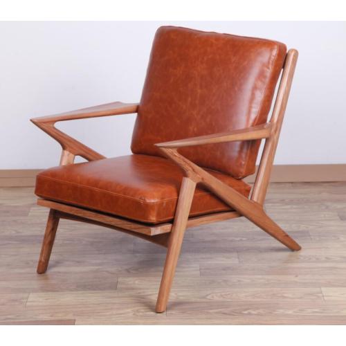 Full Vintage leather Selig lounge chair