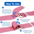 Senior Pink Metal Buckle Gait Belt