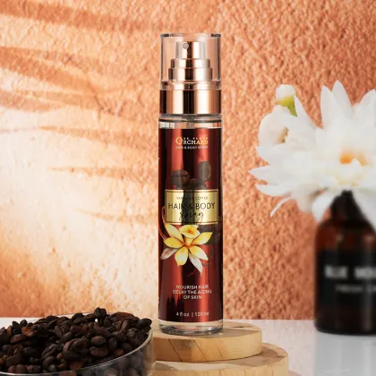 Free Sample Vanilla & Coffee Hair Enhancement Spray to Delay Hair Aging