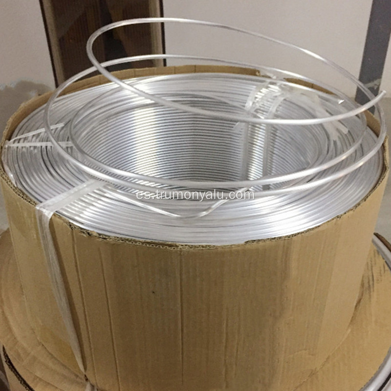 Tubo en espiral de aluminio para la bobina del evaporador del refrigerador