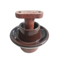 Electric power circuit post type porcelain insulators