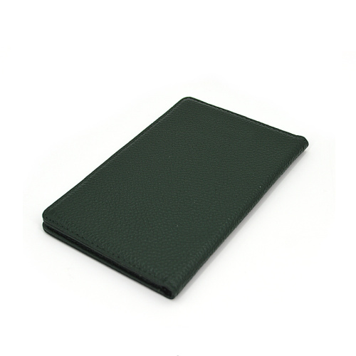 Green Travel Pu Leather Passport Card Holder Cover