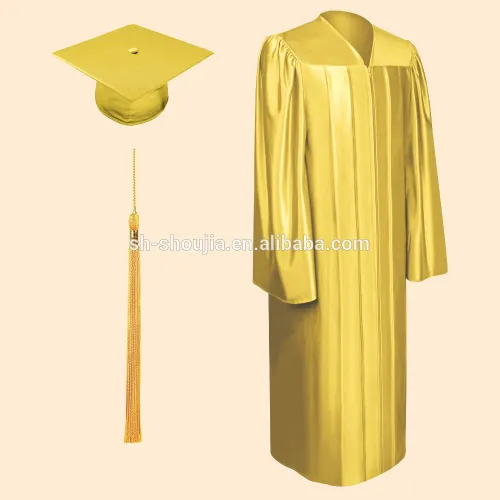 Yellow Graduation Gowns,graduation Gown, Graduation Gowns, High Quality