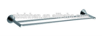 Australian standard new design elegant zinc alloy double towel bar top finishing
