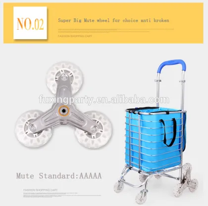 Fuxing Folding aluminium shopping trolley
