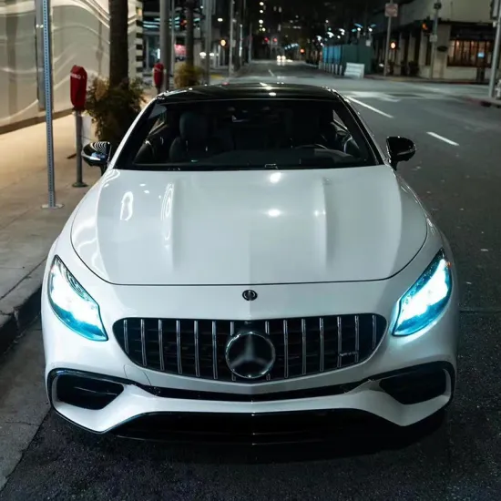 PP Material Body Kit for Mercedes-Benz S-Class Coupe W217/C217 2015-2021 to S63 Coupe AMG