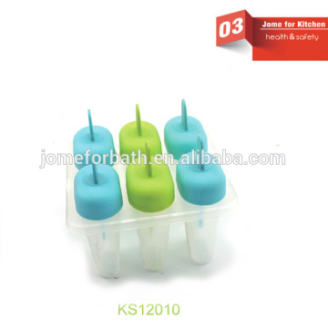 100% Food Grade 6 Cup of Retangular Ice Lolly Set