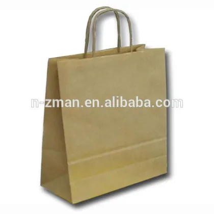 recycled brown paper bag,kraft brown paper bag,paper bag brown