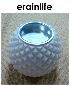 china factory cheap round sandstone candle holder for wedding