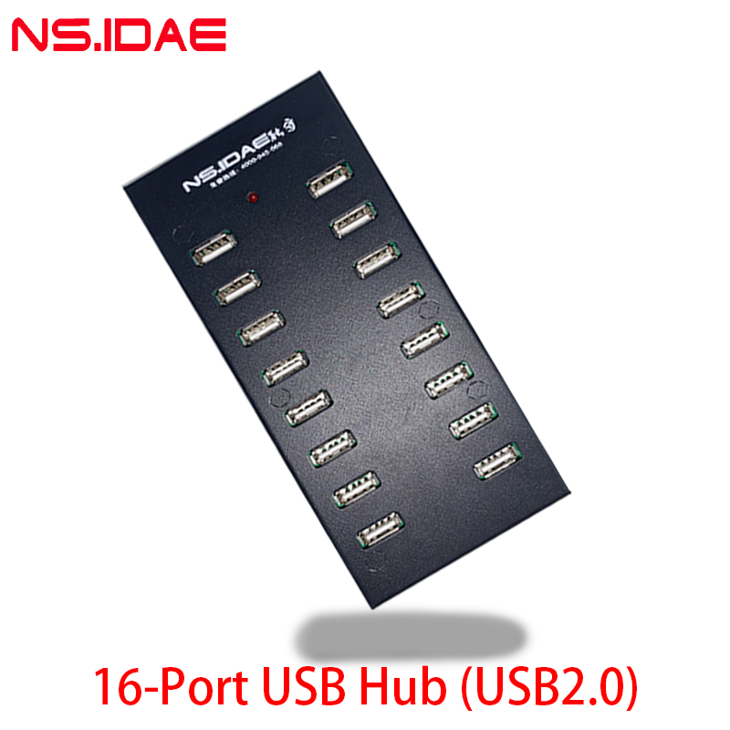 허브 16 포트 USB2.0 스플리터 팽창기