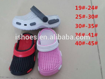new design basic eva injection garden shoes for men 2015