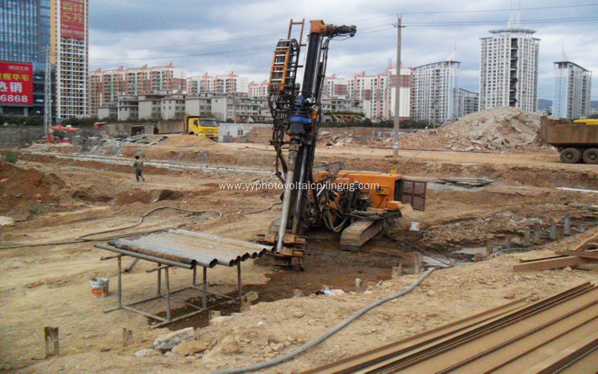 Full angle engineering drill rig for bolting jetgrouting
